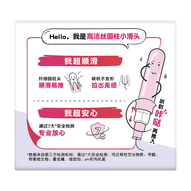 美版高洁丝 Kotex 导管式卫生棉条大流量18支高清大图