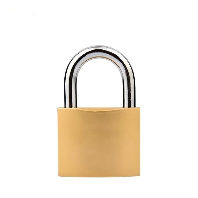 华夏京铁城 仿铜挂锁 32mm通开 把高清大图