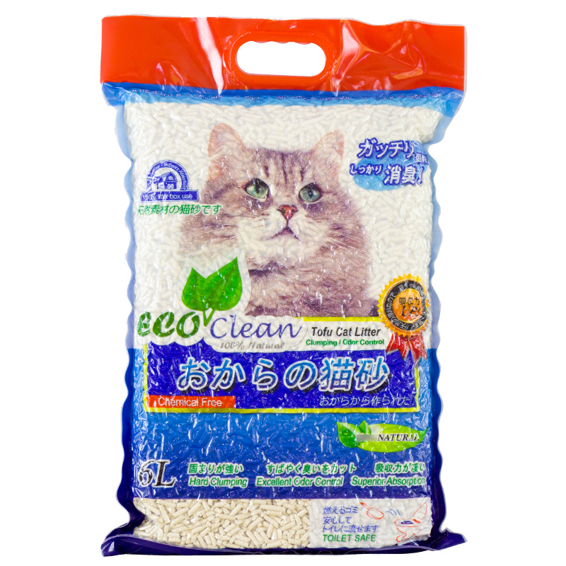 静一NEO天净植物砂玉米豆腐砂绿茶猫砂结团除味吸水6L约2.8kg