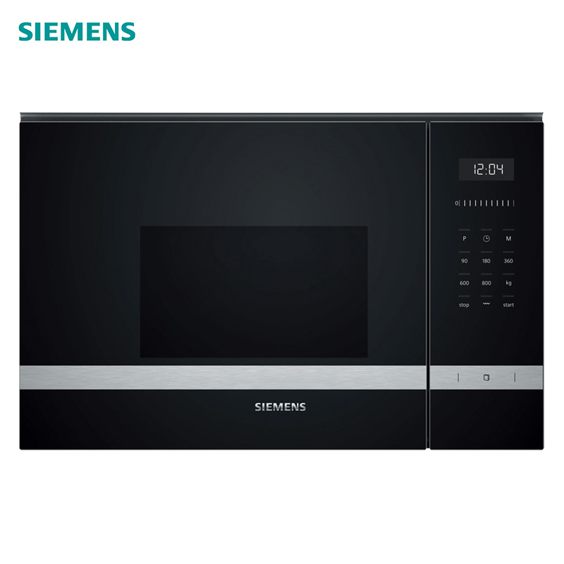 西 门子 微波炉 BE525LMS0W 嵌入式微波炉家用带烧烤内嵌式多功能