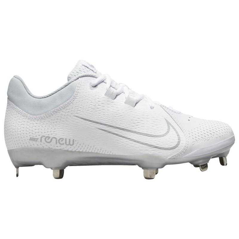 耐克(NIKE)女款棒球鞋轻便透气专业训练鞋灵活缓震运动鞋 Wolf_Grey/Pure_Platinum/White 44