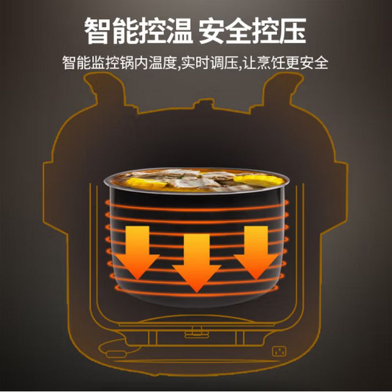 圣托 高压锅 内胆合金材质 触控式 16-20L容量 内胆直径32cm STF-Y17 (XY) 单位:个高清大图