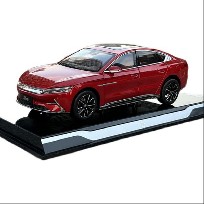 比亚迪汉车模型byd汉ev新能源118合金汽车模型