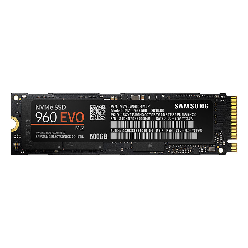三星/Samsung 960 EVO 500GB M.2/NVME SSD固态硬盘