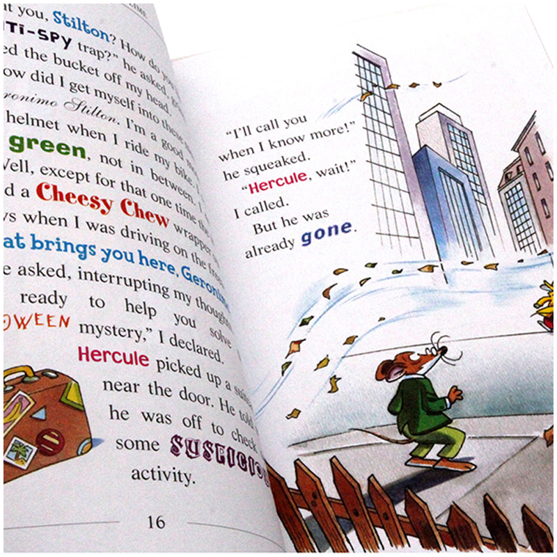 [正版]老鼠记者41-50册 英文原版 Geronimo Stilton 儿童章节小说 彩色插图漫画青少年冒险探险丛书