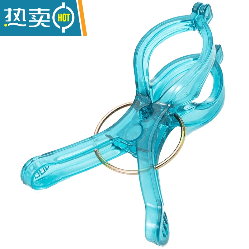 敬平 凉衣服用的夹子大晒衣卡子家用塑料衣夹被子毛巾防风夹 Y型夹10个装高清大图