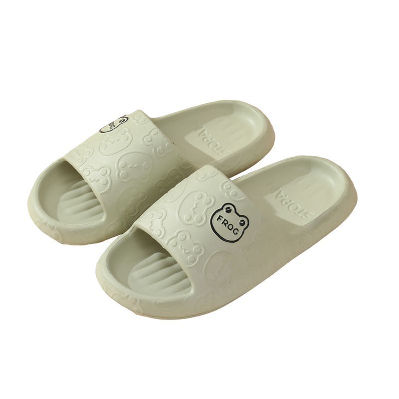 幸福派 新款卡通凉拖鞋女夏季室内防滑居家情侣春夏防滑拖鞋四季家居家用凉拖鞋女可爱夏季外穿厚底浴室拖鞋男夏高清大图