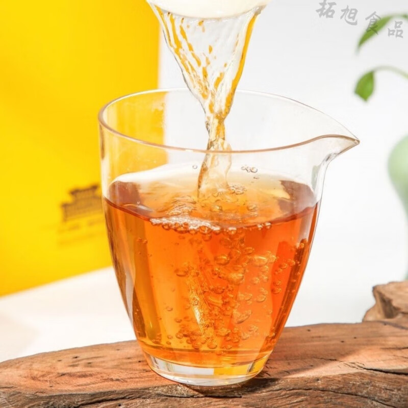 钓鱼台茗茶套装普洱熟茶饼 357g高清大图