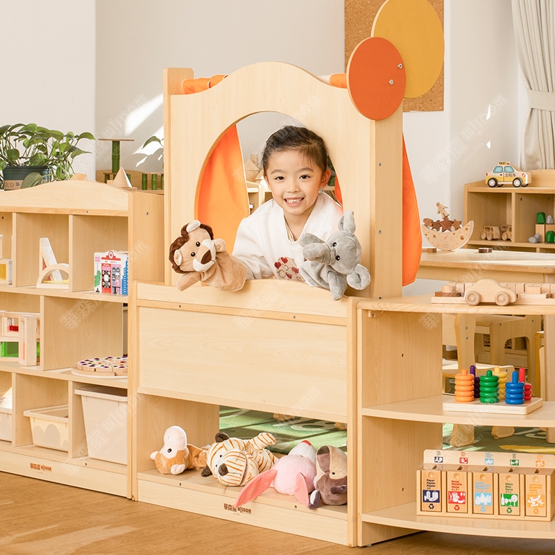 维也纳实木布偶台高清大图