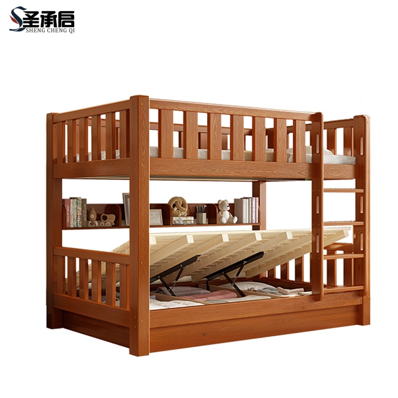 圣承启 储物床1.2米宽张高清大图