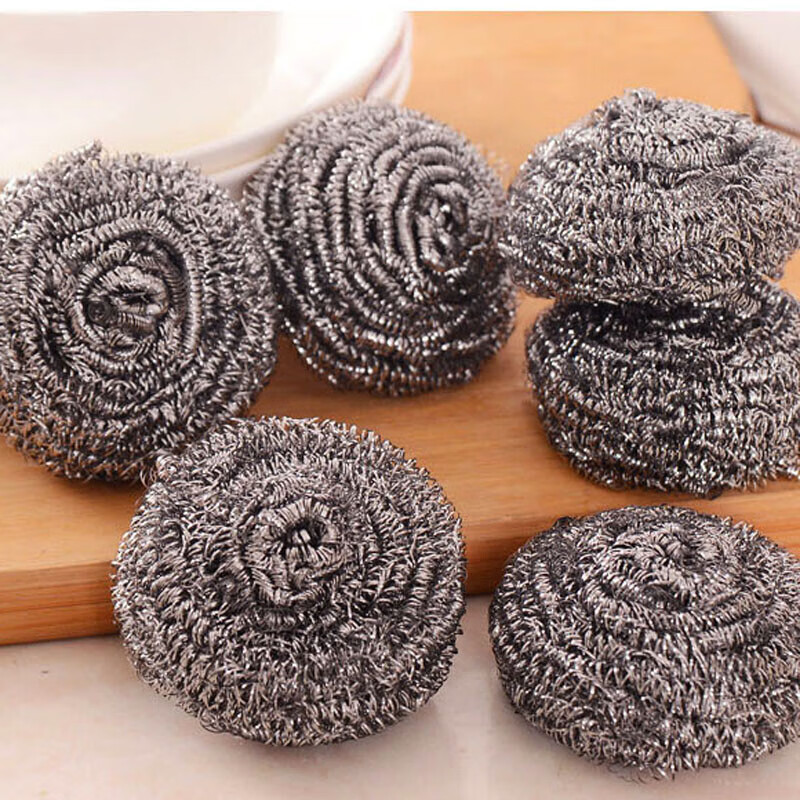 妙洁 钢丝球十个装 家用实惠 不掉屑高清大图