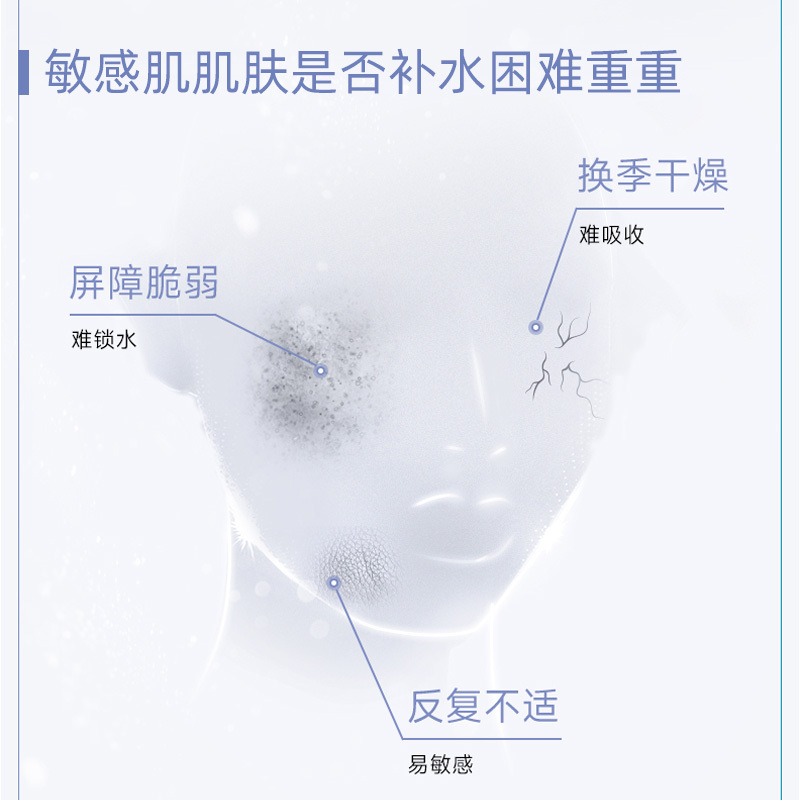 可复美爽肤水保湿补水面部敏感肌强韧屏障柔肤水500ml