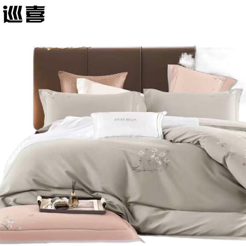 巡喜 100支长绒棉四件套 200X230cm (套)高清大图