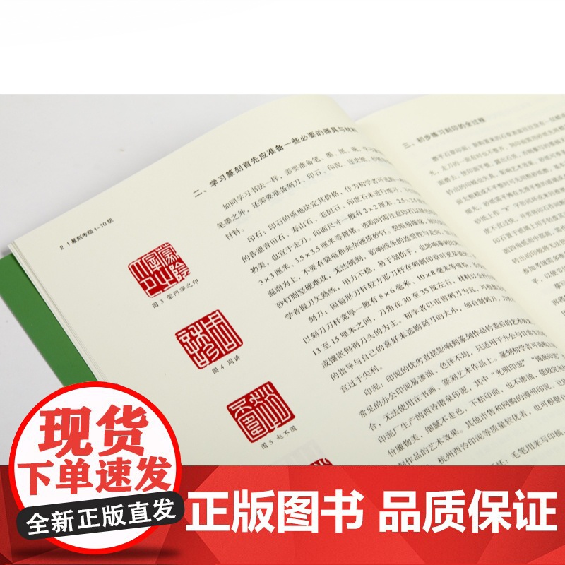 篆刻考级1-10级 上海市书法家协会编写社会艺术水平考级辅导系列丛书上海书画出版社高清大图