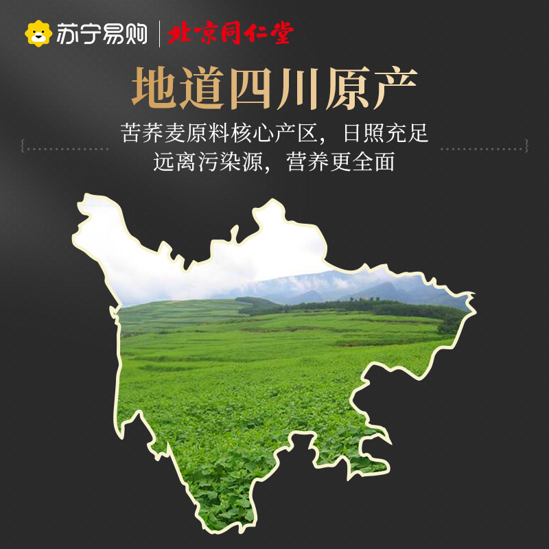 北京同仁堂黑苦荞麦茶四川大凉山正宗麦香型官方旗舰店正品大麦茶