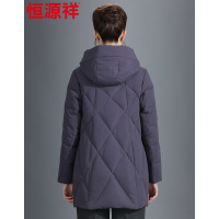 【官方正品】恒源祥中老年妈妈装羽绒服女2018冬季新款加厚保暖外套女中长款B