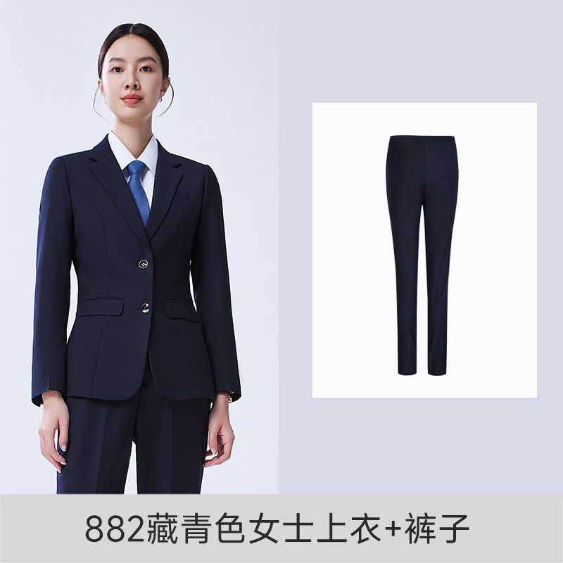 惠铁商务西装工作服套装正装 套装 套高清大图