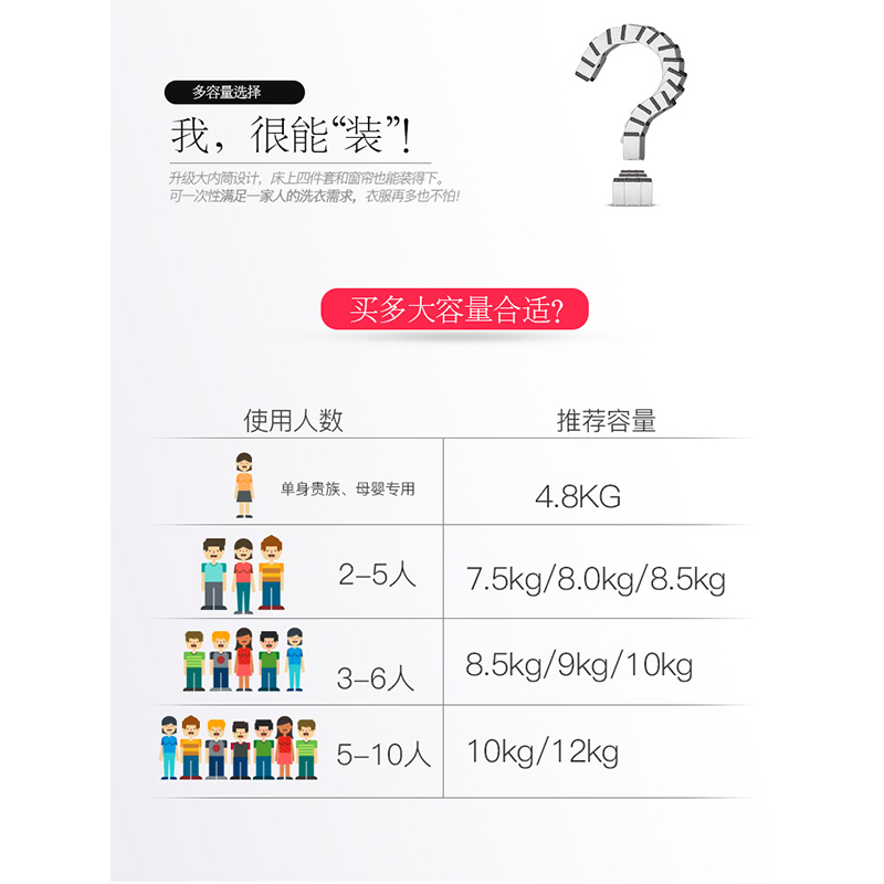 志高(CHIGO)洗烘一体 9公斤全自动洗衣机 家用波轮洗衣机 智能热烘干 带甩干脱水