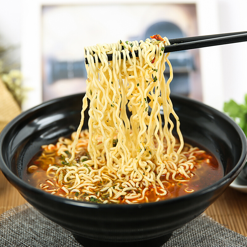 康师傅 方便面 经典红烧牛肉面103g*24袋 泡面袋装整箱速食 方便食品高清大图