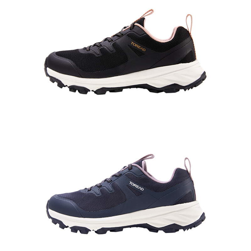 探路者户外徒步鞋女春夏季户外鞋女式时尚休闲网布透气耐磨防滑登山鞋