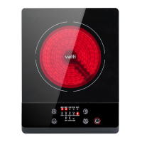 华帝(vatti)DT-20T1 电陶炉 按键式升级款电磁炉 微电脑智能光波红外炉 家用不挑锅 无高频辐射 5档微晶面板