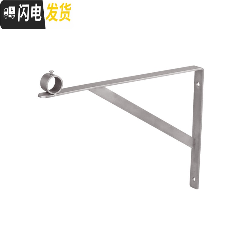 三维工匠侧装晾衣架套餐 阳台外飘伸固定式挂衣晒衣杆25不锈钢管 永固五金 双杆三角架+内接+3米晾衣杆高清大图