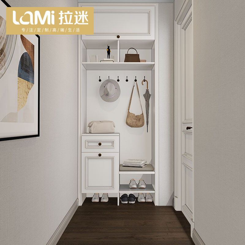 拉迷全屋家具定制整体家装客厅电视柜成套衣柜衣帽间家居飘窗榻榻米书房小房间改造 订金