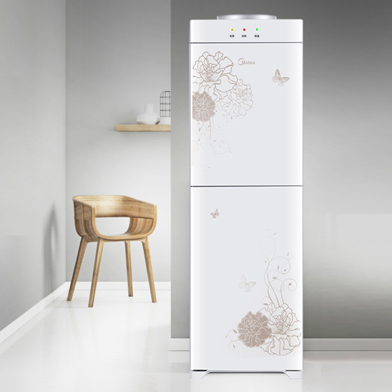 美的(Midea)立式饮水机YR1226S-W双门家用柜式温热型饮水机GH