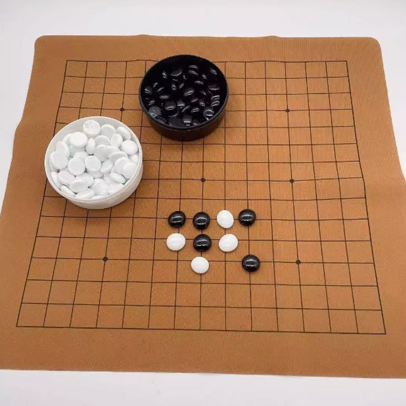 思唯美(sweet made) 陶瓷棋子围棋五子棋 白瓷黑瓷共180颗高清大图