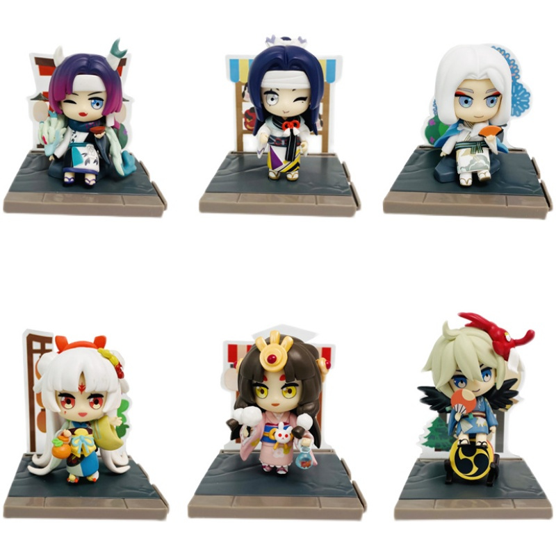 阴阳师盲盒(整套请拍6个) 授权阴阳师夏日花火祭·游园场景决战平安京