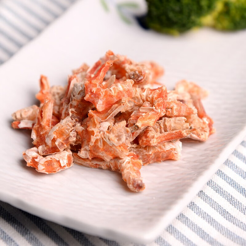 绿帝虾仁干肉质紧实色泽鲜亮味道鲜美天然晾晒营养丰富个体均匀130g高清大图