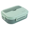 美厨饭盒1.6L五格不锈钢多功能中号配餐具北欧绿MCFT5791