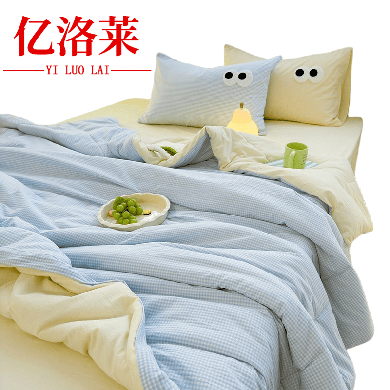 亿洛莱 薄被子 180*220cm 条高清大图