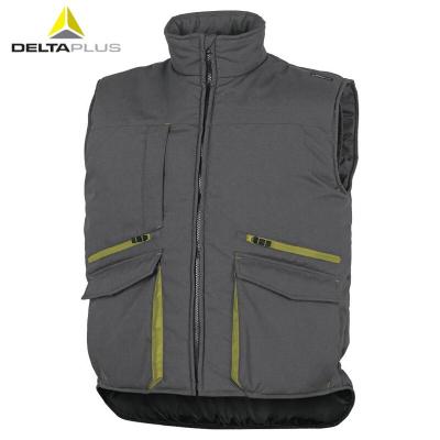 代尔塔 Deltaplus 405104 保暖马甲 经典款防寒马甲棉涤混纺保暖休闲轻便实用 VE-