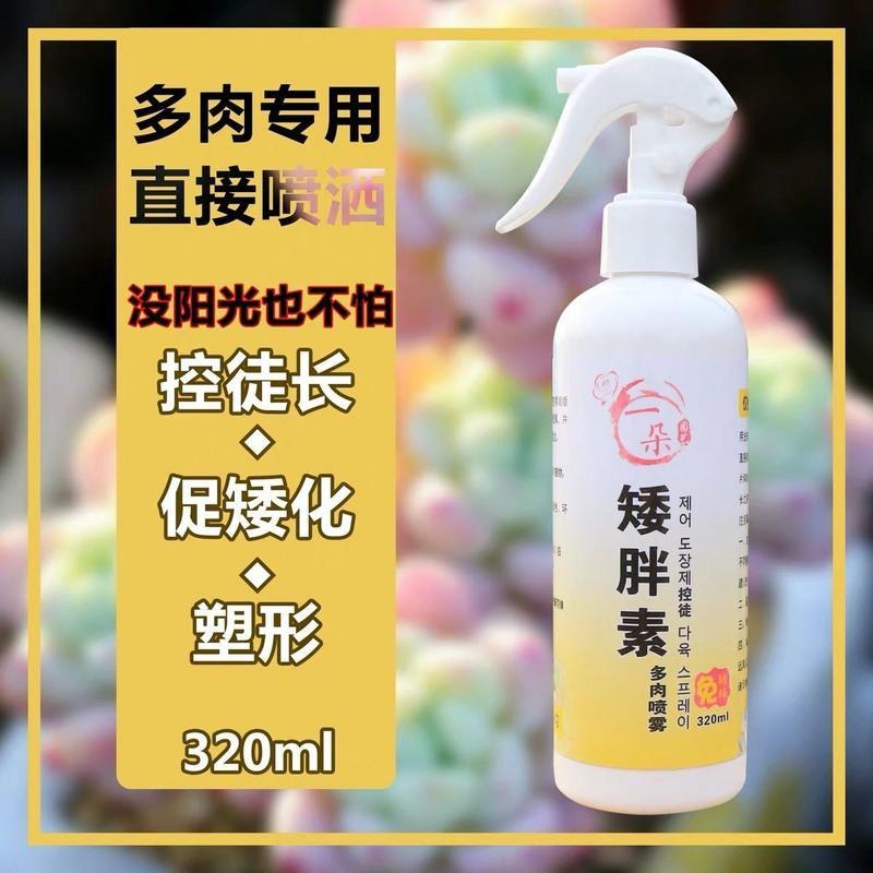 多肉控徒长剂矮胖素韩国植物增色增肥肥料抑制徒长矮化矮壮生根剂 矮胖素1瓶(大瓶装320毫升)