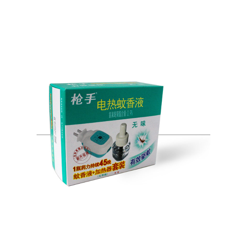 枪手电热蚊香液+加热器 (45晚)(个)高清大图