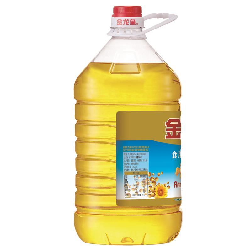 金龙鱼葵花籽清香型 食用植物调和油5L/桶