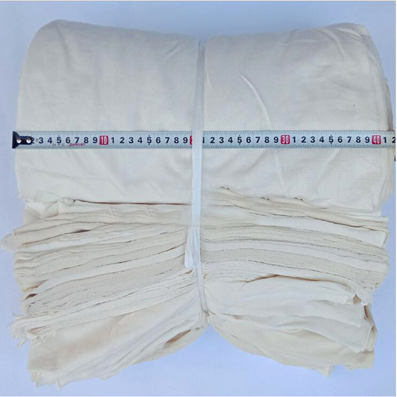 向红妹 本白色纯棉平纹擦机布擦油布破布 40*60cm左右 [kg]高清大图