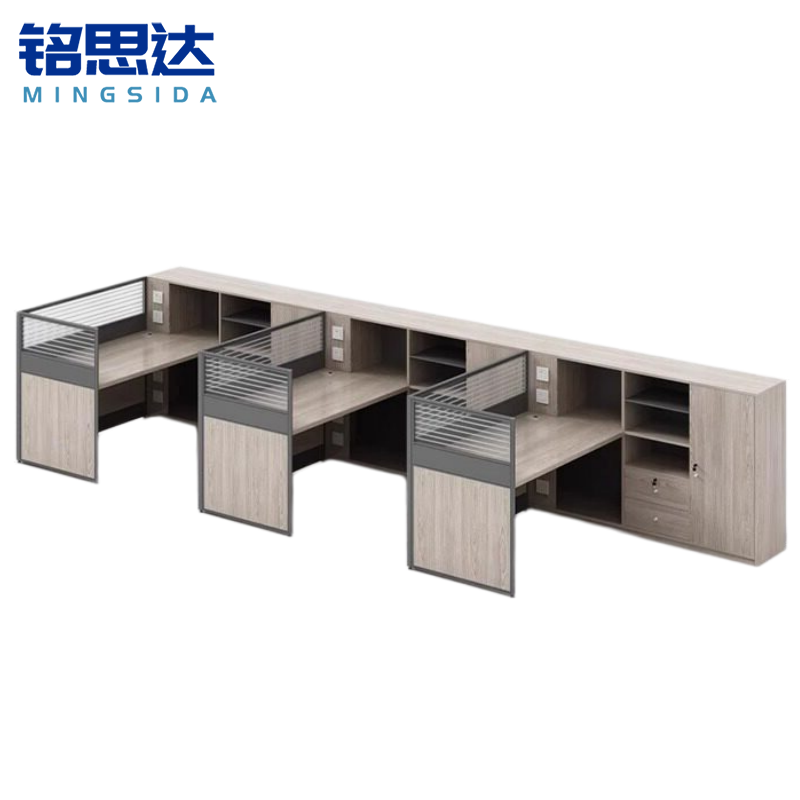 铭思达 屏风工位 三人 张高清大图