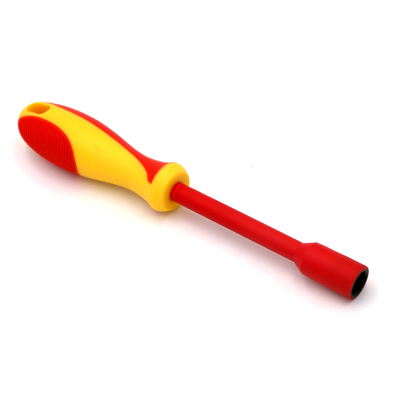 维度（WEDO）IN533-08 绝缘套筒螺丝刀 铬钒钢 8mm VDE 耐压1000V 六角六方套筒螺丝刀高清大图