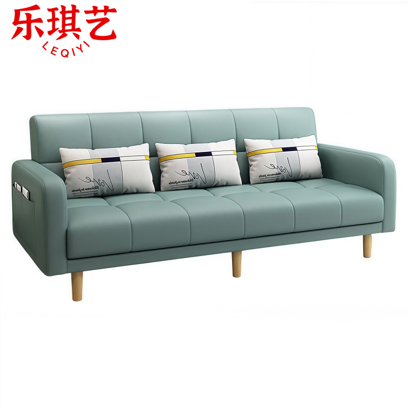 乐琪艺 沙发床 2.1米(绿色)张高清大图