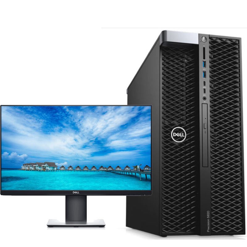 DIY定制戴尔 5820系列 I9-10920X W10专业版+E2417H显示器