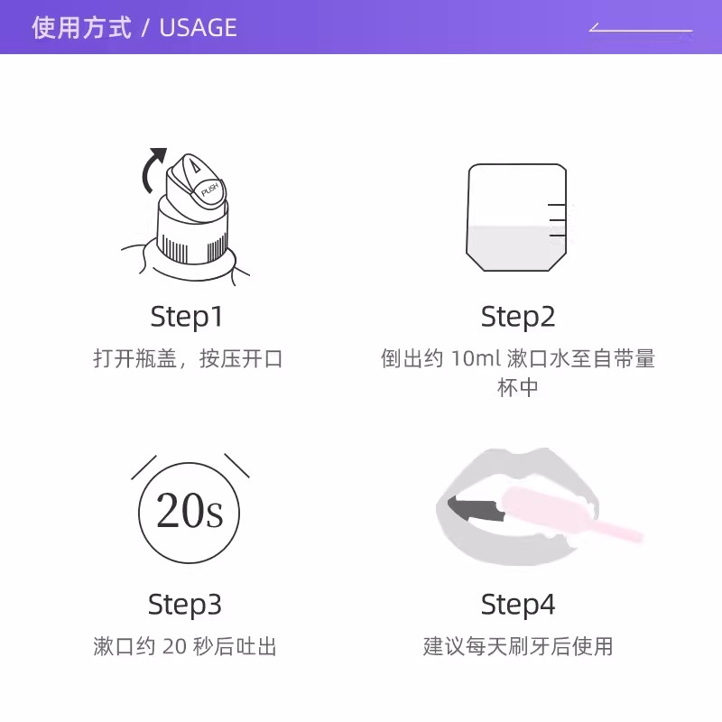 儿童漱口水高清大图