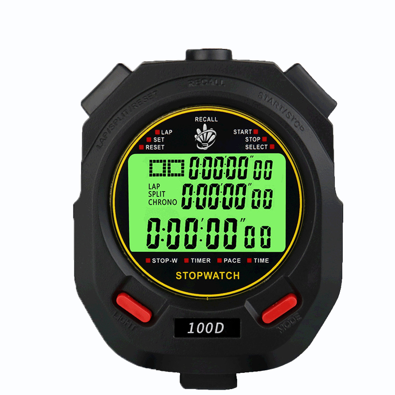 虔羽夜光秒表计时器 100道 个