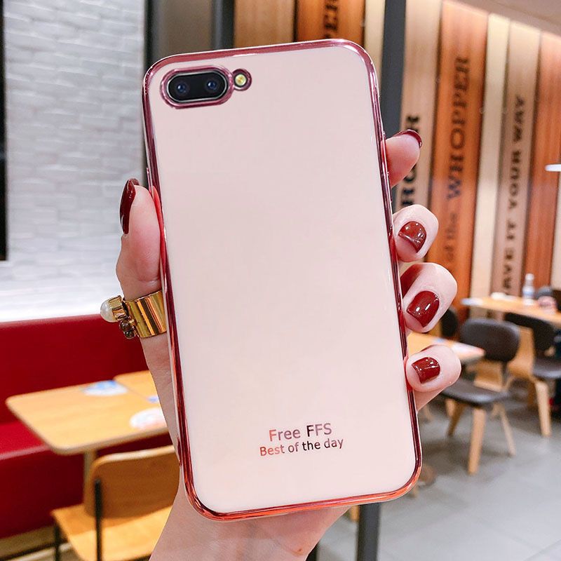 oppoa5手机壳腕带oppoa5保护硅胶套0pp0a5女款潮全包软电镀韩a5樱花粉