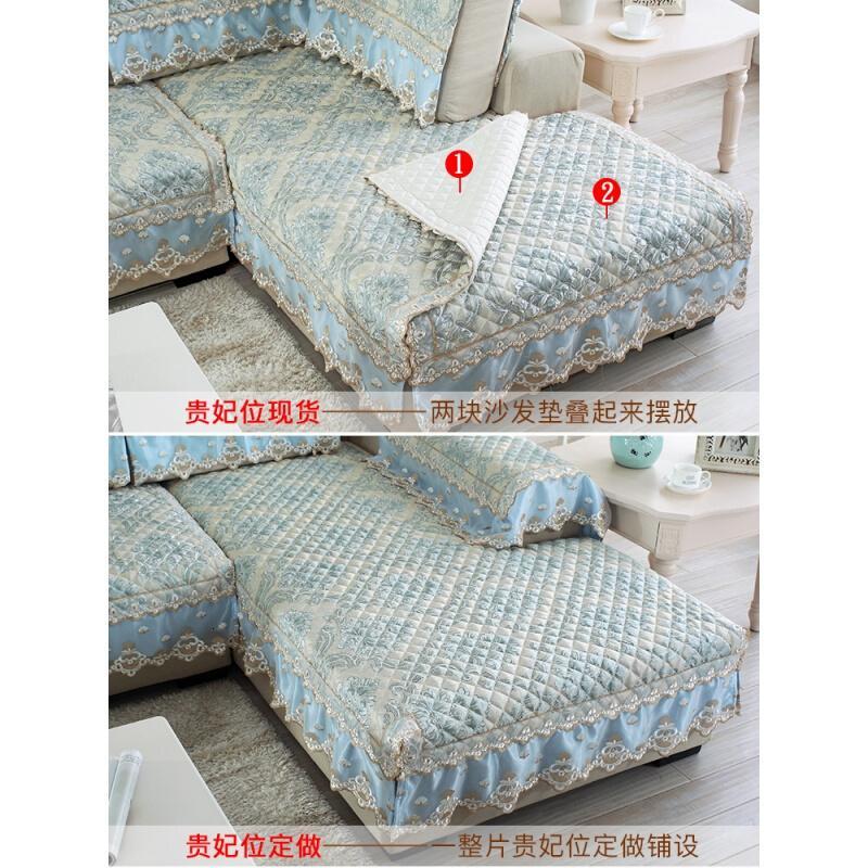 沙垫欧式四季通用布艺简约现代坐垫子全包萬能沙套沙罩全盖