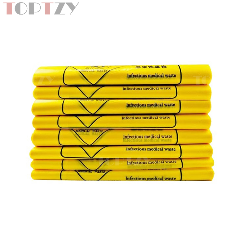 toptzy TZ4060433 医疗垃圾袋手提医用塑料袋一次性废物包装袋 50只高清大图