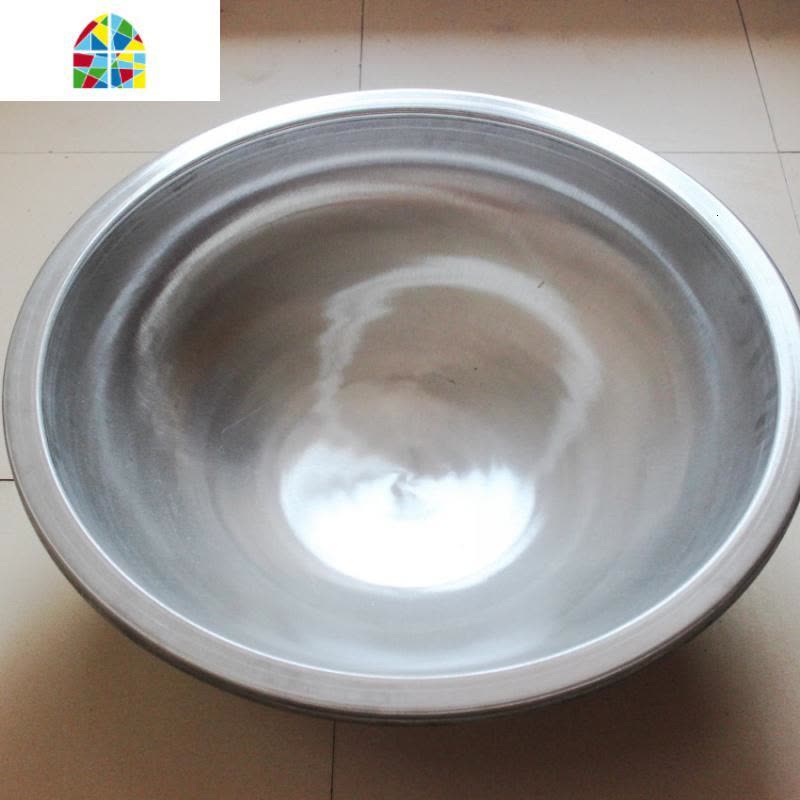 精品304不锈钢汤锅大锅食堂加厚炒锅熬粥锅大号牛肉汤锅蒸锅 FENGHOU 7印内62外69深24重13.6斤430图片