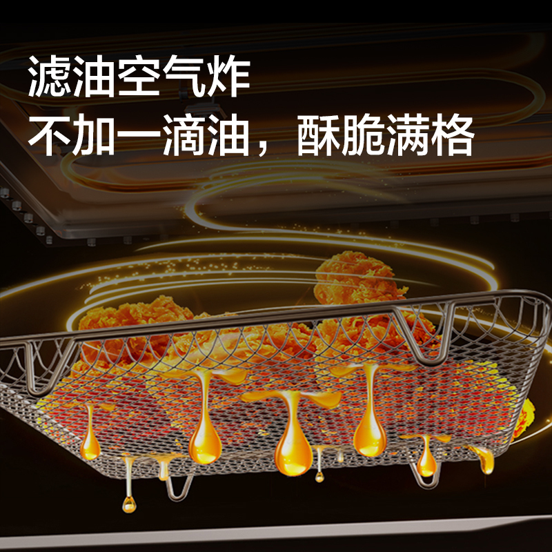 格兰仕元气炉白宝箱pro 微蒸烤炸炖一体触控炫彩大屏900W变频养生炖煮烤箱蒸箱空气炸锅多功能 不锈钢内胆RTB高清大图