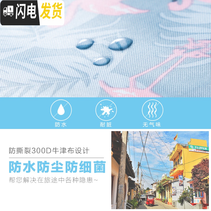 三维工匠旅行洗漱包网红ins风超火小号收纳包化妆品包女便携袋大容量口红高清大图